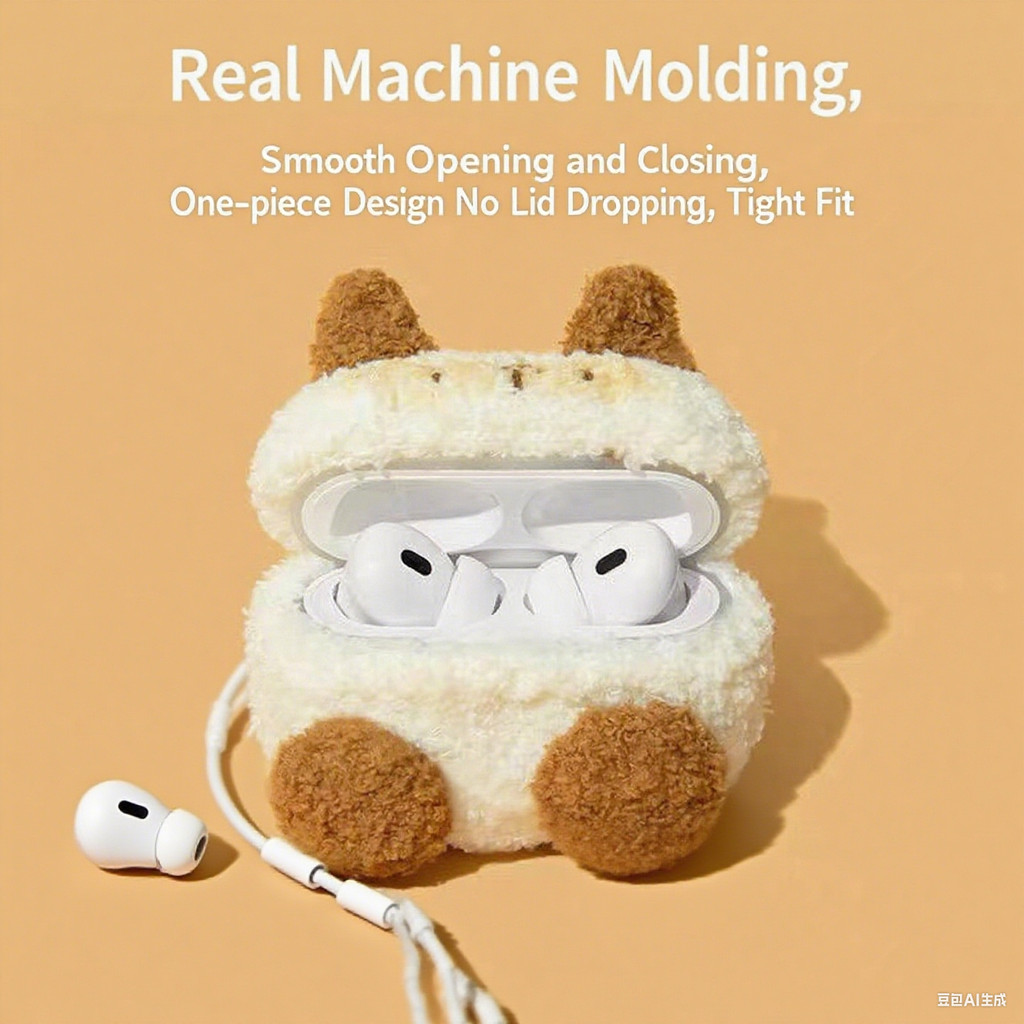 ตุ๊กตาแมว AirPods Pro2 Case Airpods 4 Case 1/2nd Generation 3rd Generation Headphone Case
