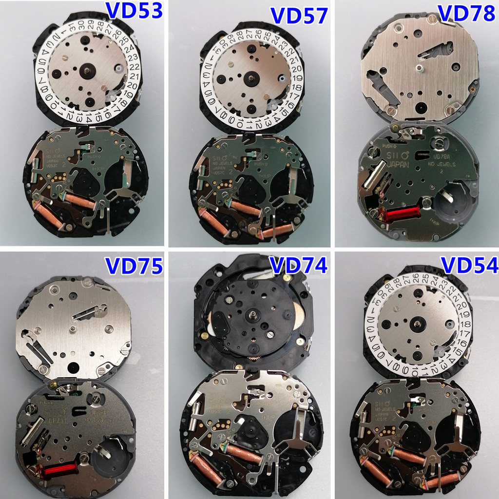 การเคลื่อนไหวนาฬิกา VD53 VD57 VD78 VD75 VD54 VD51 VD55 VD86 VD31 VD84