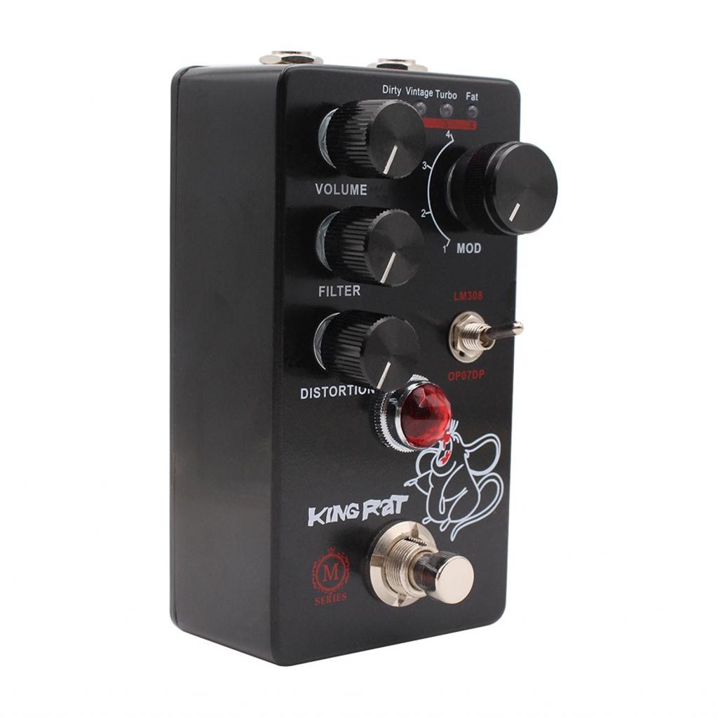 Instlye -th Fangzi Fuzz Distortion Guitar Effect 4 โหมดและปริมาณ/ตัวกรอง/การบิดเบือนการควบคุมโปรเซสเ