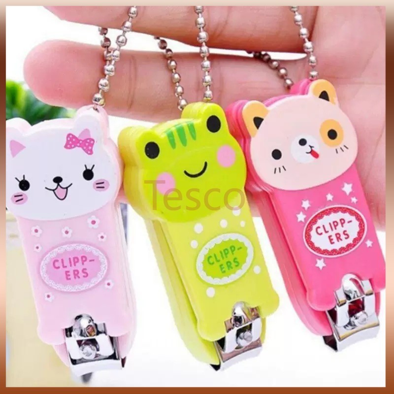 Tesco กรรไกรตัดเล็บลายการ์ตูนน่ารักสร้างสรรค์