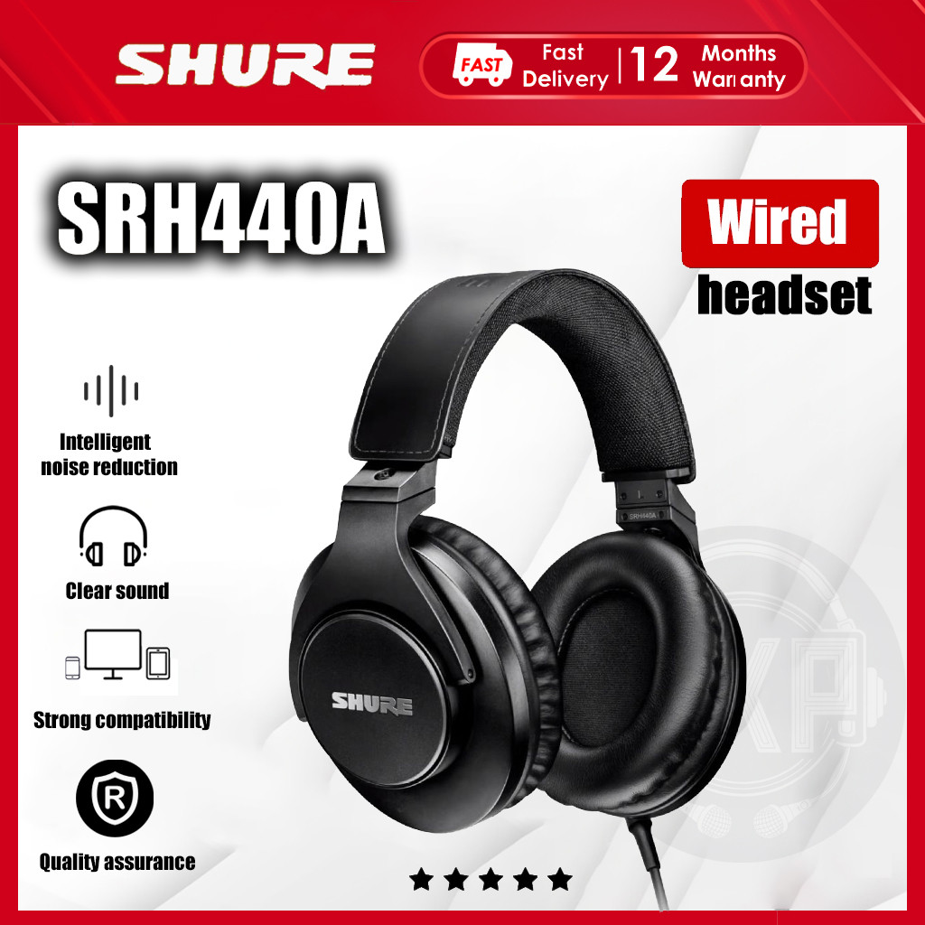 Shure SRH440A หูฟังตรวจสอบระดับมืออาชีพ