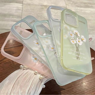 จัดส่งในพื้นที่ เคสมีน้ำค้างแข็งTPU รู้สึกดี มีสีสัน For IPhone16 15 14 13 11 7 8 plus Pro Promax X XR XSMAX DKMS204