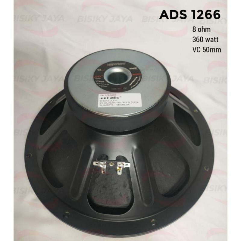 ลําโพงส่วนประกอบ 12 นิ้ว ADS 1266 Original Pa1266 ลําโพง 12"