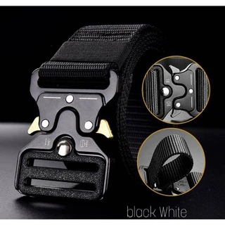 เข็มขัดผู้ชาย150cm 170cmเข็มขัดยุทธวิธี Tactical Belt หัวเหล็ก เข็มขัดแฟชั่น เข็มขัดผ้า ทนทาน เข็มขัดทหาร เข็มขัดเดินป่า
