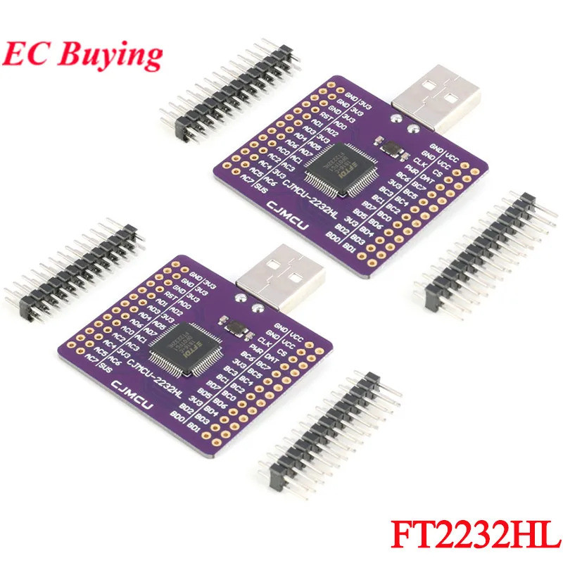 2 ชิ้น/1 ชิ้น FT2232HL USB TURN UART FIFO SPI I2C JTAG RS232 โมดูล FT232H FT2232 CJMCU-2232HL USB to