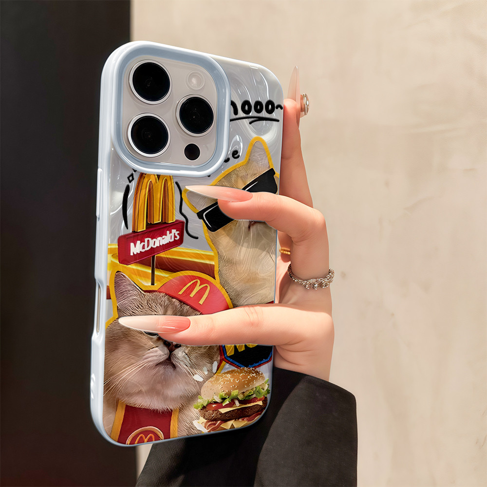 จัดส่งในพื้นที่ เคสเหมือนอุกกาบาต มีสีสัน น่ารัก For IPhone16 15 14 13 12 11 6 7 8 plus Pro Promax X XR XSMAX  YSW188 - รูปที่ 3