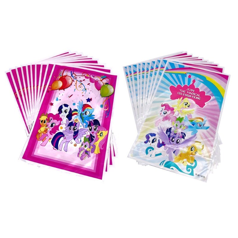 My Little Pony Unicorn Bags Loot Bags อุปกรณ์ตกแต่งงานปาร์ตี้สําหรับเด็ก