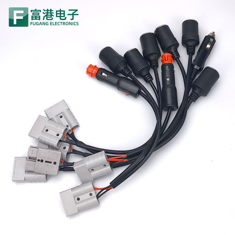 Anderson Transfer รถไฟแช็กหญิงที่นั่ง Anderson Power Connector 50A เปิดไฟแช็กสีแดงชาย