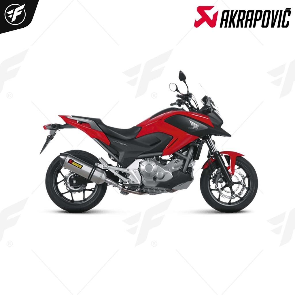 ท่อสูตร/ท่อแต่ง/ท่อไอเสีย Akrapovic Slip on Titanium : for Honda Nc700/Nc750/Integra/NM4 - Included 