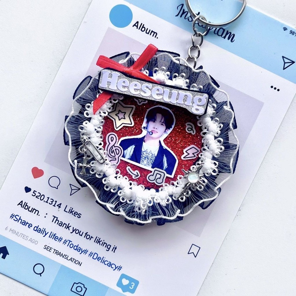 โฮมเมด ENHYPEN Li Xicheng จี้พวงกุญแจอินน่ารักสุดหล่อ20250821