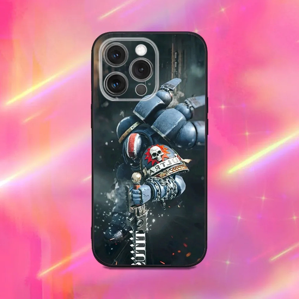 TP-2 Blood Angels W-Warhammeres Titus เคสโทรศัพท์สําหรับ iPhone 16, 17,15,14,13,12,11,Pro,Max,Plus,X
