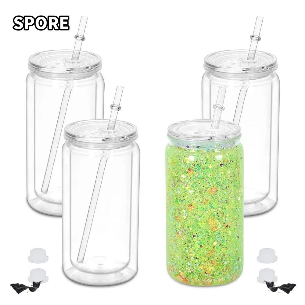 SPORE Mason Jar Cups แก้วน้ําสองชั้น 16 ออนซ์