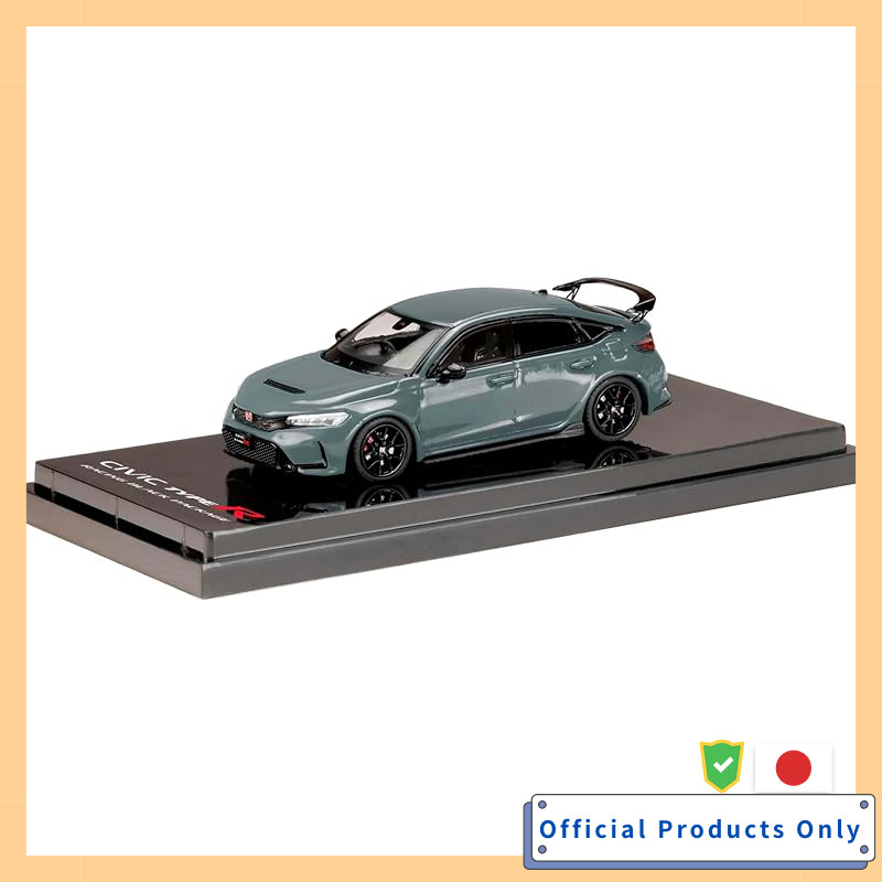 Hobby Japan HJ64 1/64 Honda Civic Type R FL5 Racing Black Package 2025 Sonic Gray Pearl Completed Mo