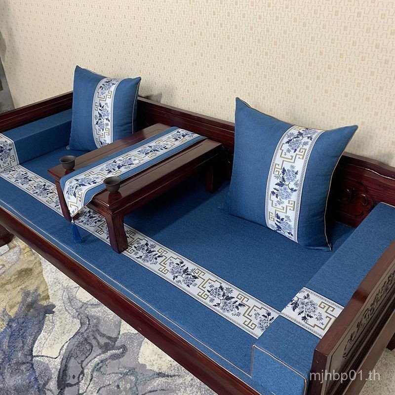 อรหันต์ เตียงไม้เนื้อแข็งเบาะที่นอนสี่ฤดูกาลสากลปกผ้าฟองน้ําบ้านเบาะโซฟาใหม่สไตล์จีนสไตล์จีนเทศกาล88