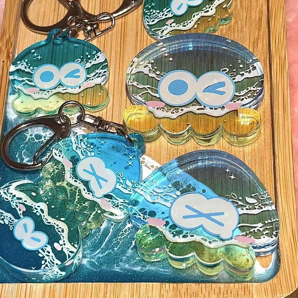 เกม Splatoon 3 พวงกุญแจอะนิเมะ Octolings Inklings Smallfry อะคริลิคแฟชั่น Key Chain กระเป๋าพวงกุญแจเพื่อน Brithday ของขวัญคอสเพลย์