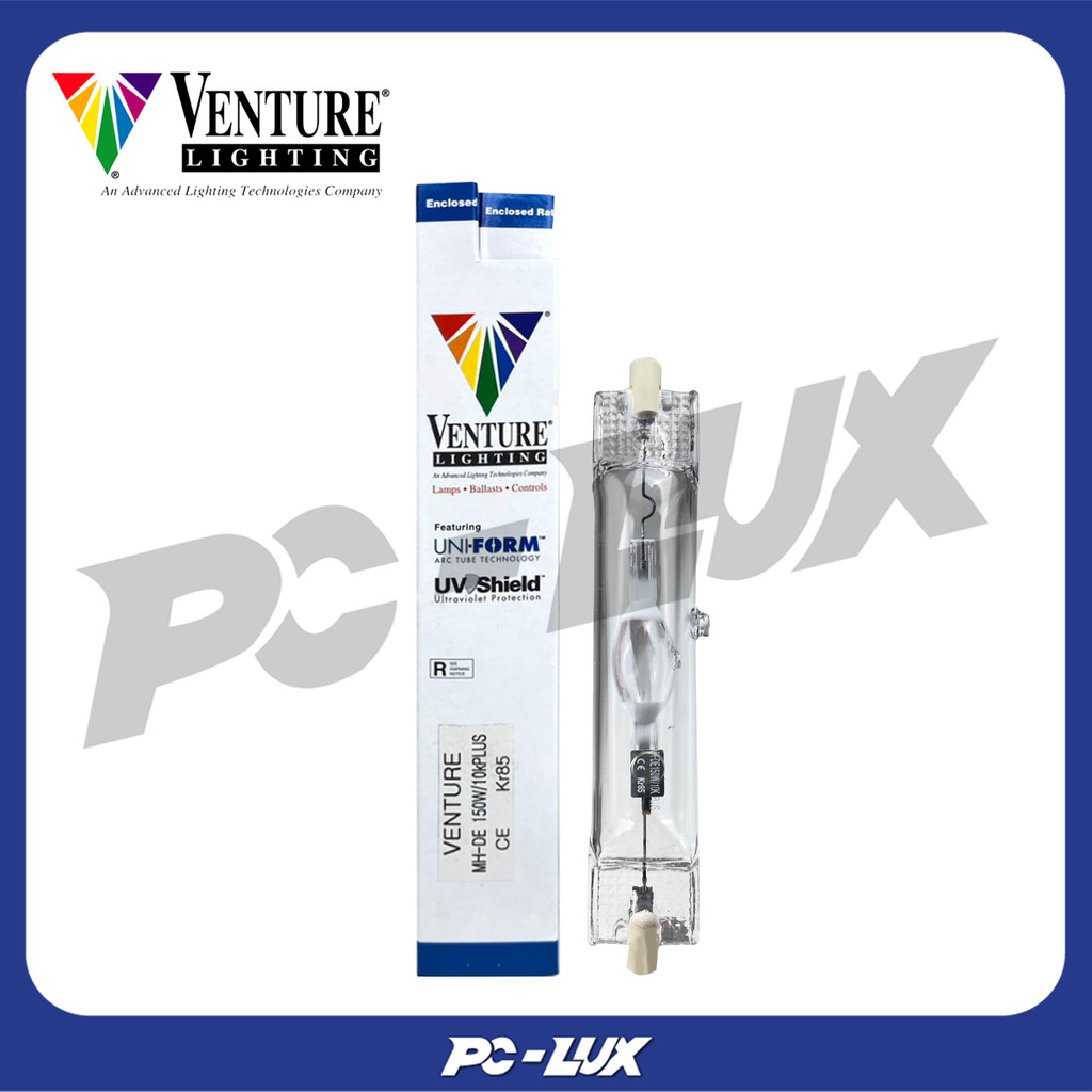 VENTURE หลอดเมทัลฮาไลด์แบบหัวต่อสองด้าน รุ่น MH-DE 150W/10KPLUS กำลังไฟ 150 วัตต์