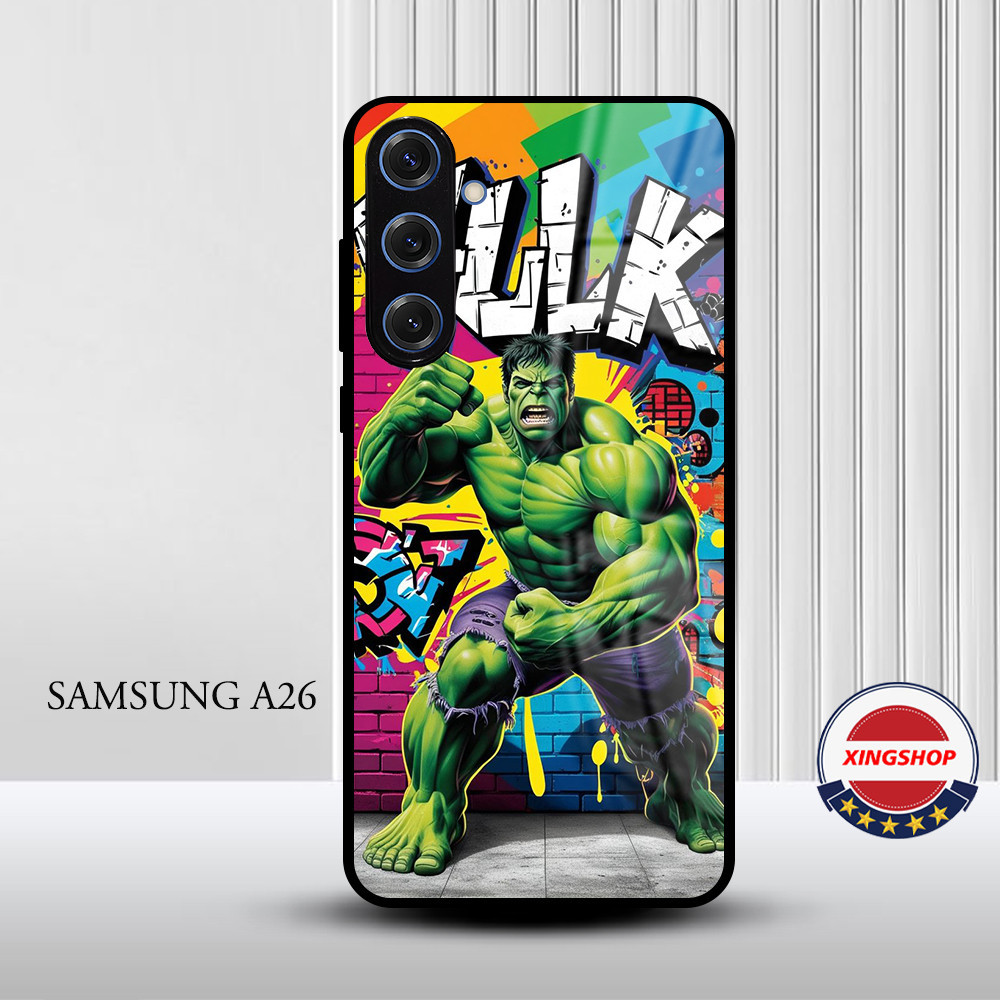 [KL76] GLOSSY SOFTCASE SAMSUNG A26 PREMIUM QUALITY HULK MOTIF