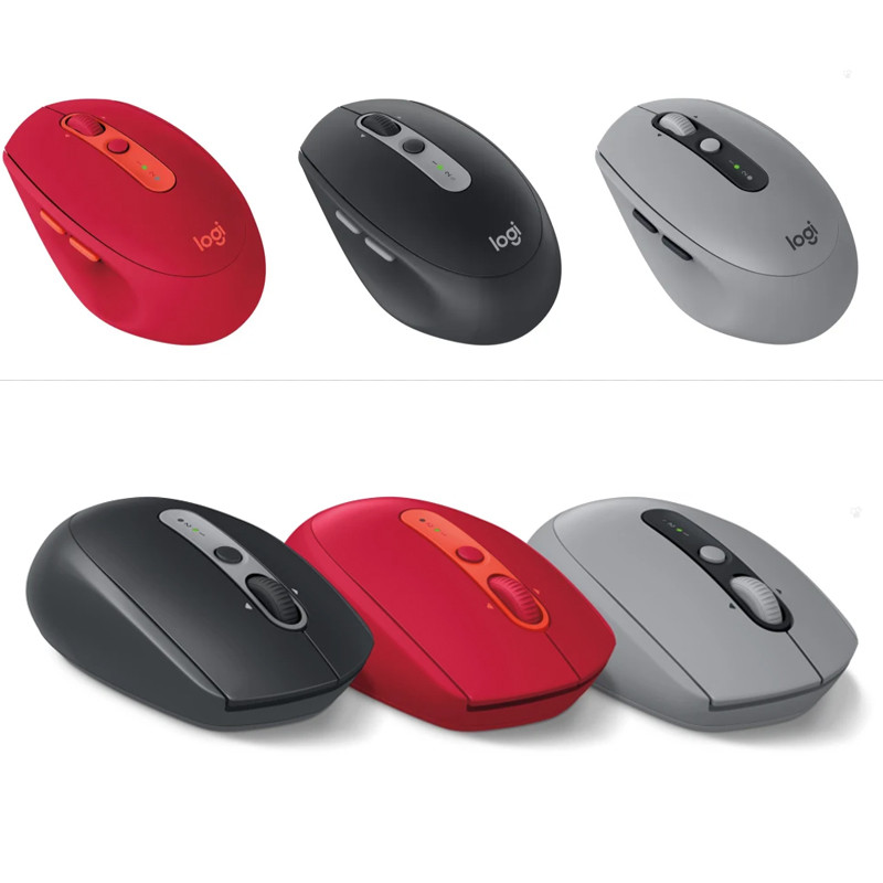 Logitech M590/M585 เมาส์ไร้สายเงียบหลายอุปกรณ์บลูทูธไร้สายเมาส์โหมดคู่ที่ต้องการ