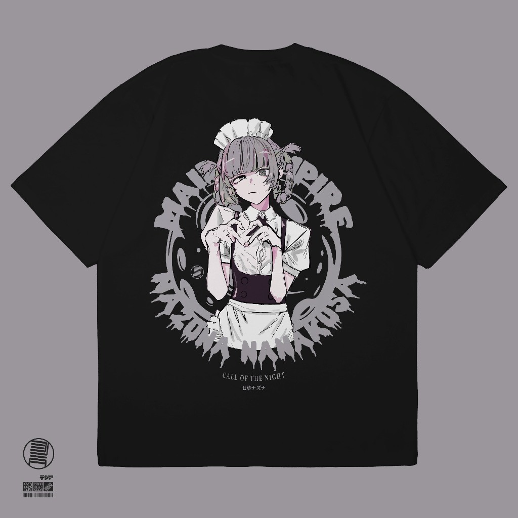 เสื้อยืด manga anime ลาย Nazuna Nanakusa Yofukashi no Uta Call of The Night