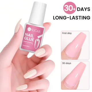 【Local】UR SUGAR 10ml กาวติดเล็บสําหรับกดบนเล็บ เคล็ดลับปลอม Fasts-Dry กาว Rhinestone