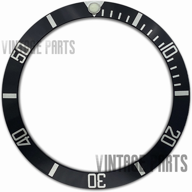 ZX 37.6 มม.VINTAGE sub Watch bezel ใส่เหมาะสําหรับนาฬิกา Rolex 16610