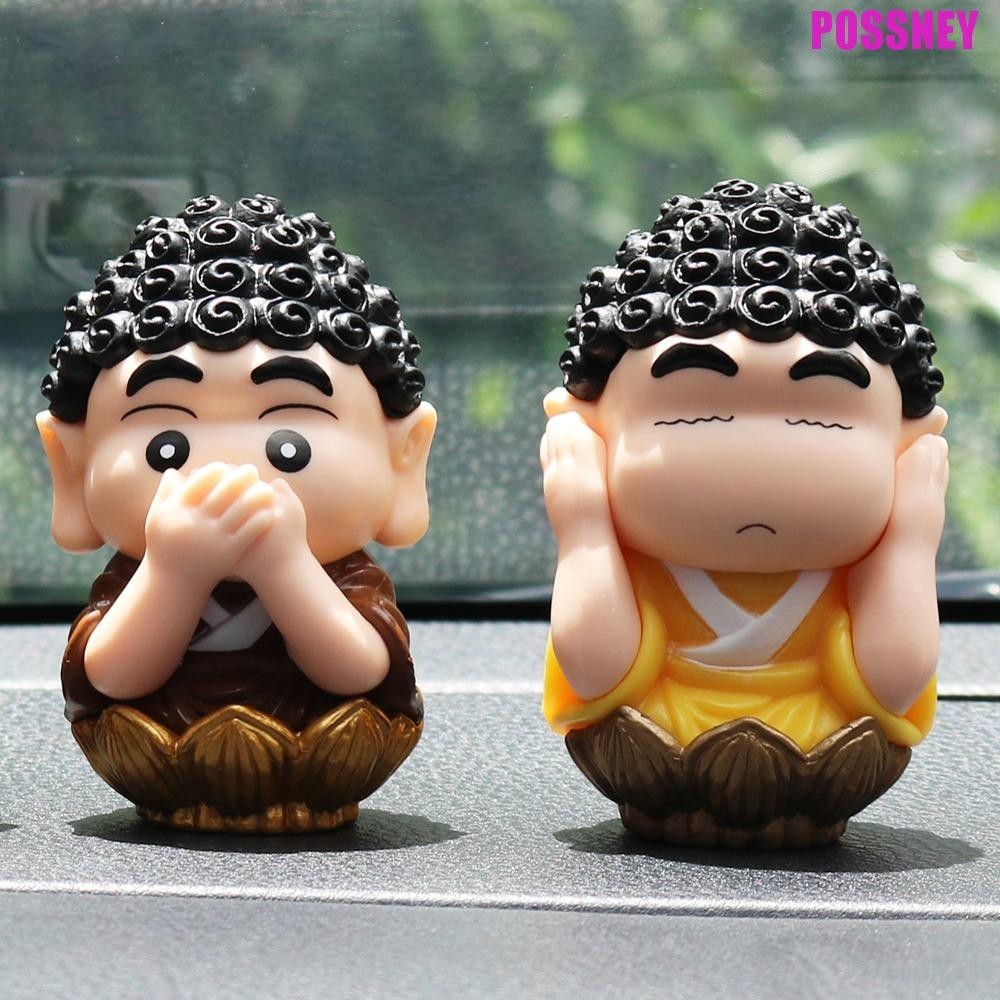 Possney 4 ชิ้น/เซ็ต Crayon Shin-Chan รูป, Cos ศากยมุนีอย่าฟังดู Shinnosuke Nohara รูป, Shin-Chan Action Figure ตุ๊กตาอะนิเมะรูปการ์ตูนแฟนสะสม
