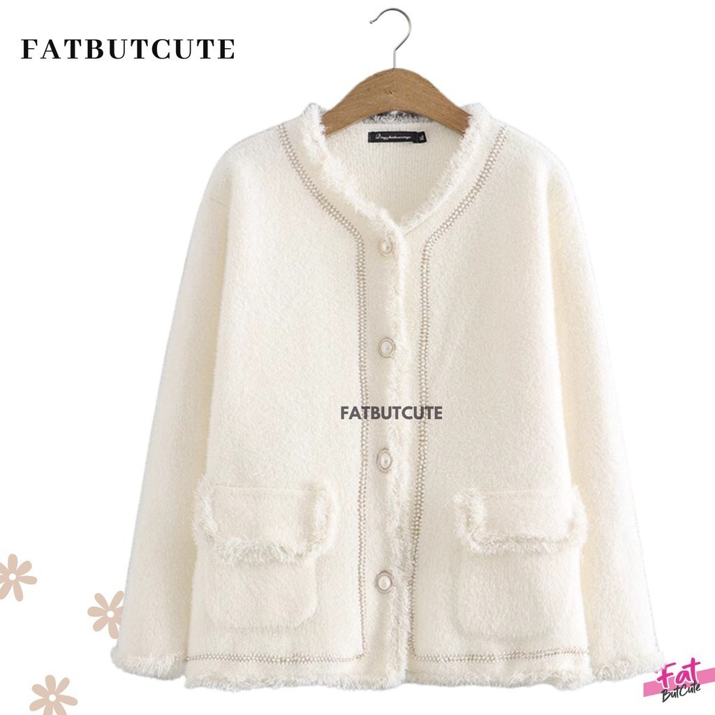 [มีอกถึง52นิ้ว] เสื้อคลุมขนfluffy อีกรุ่นที่สวยและไฮโซ หรูหราเลิศมากกกกกกกกก เนื้อนุ่มนิ่ม รหัส2227