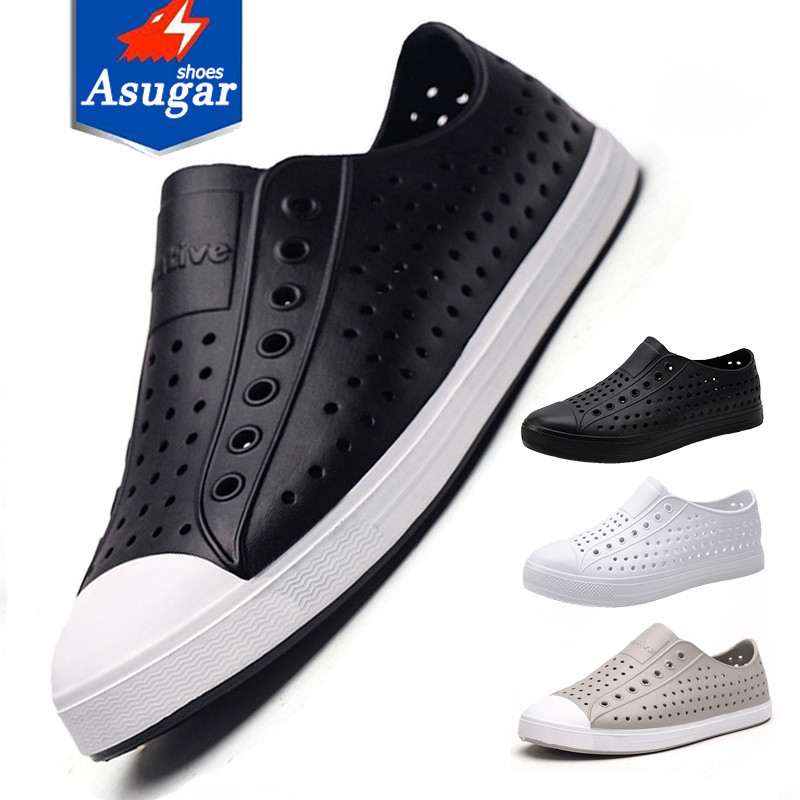 (ได้รับ 2-3 วัน)  กันน้ํา ระบายอากาศ สําหรับผู้หญิง ขนาด 36-45 รองเท้ายางผู้​ชาย​ สลิป nt