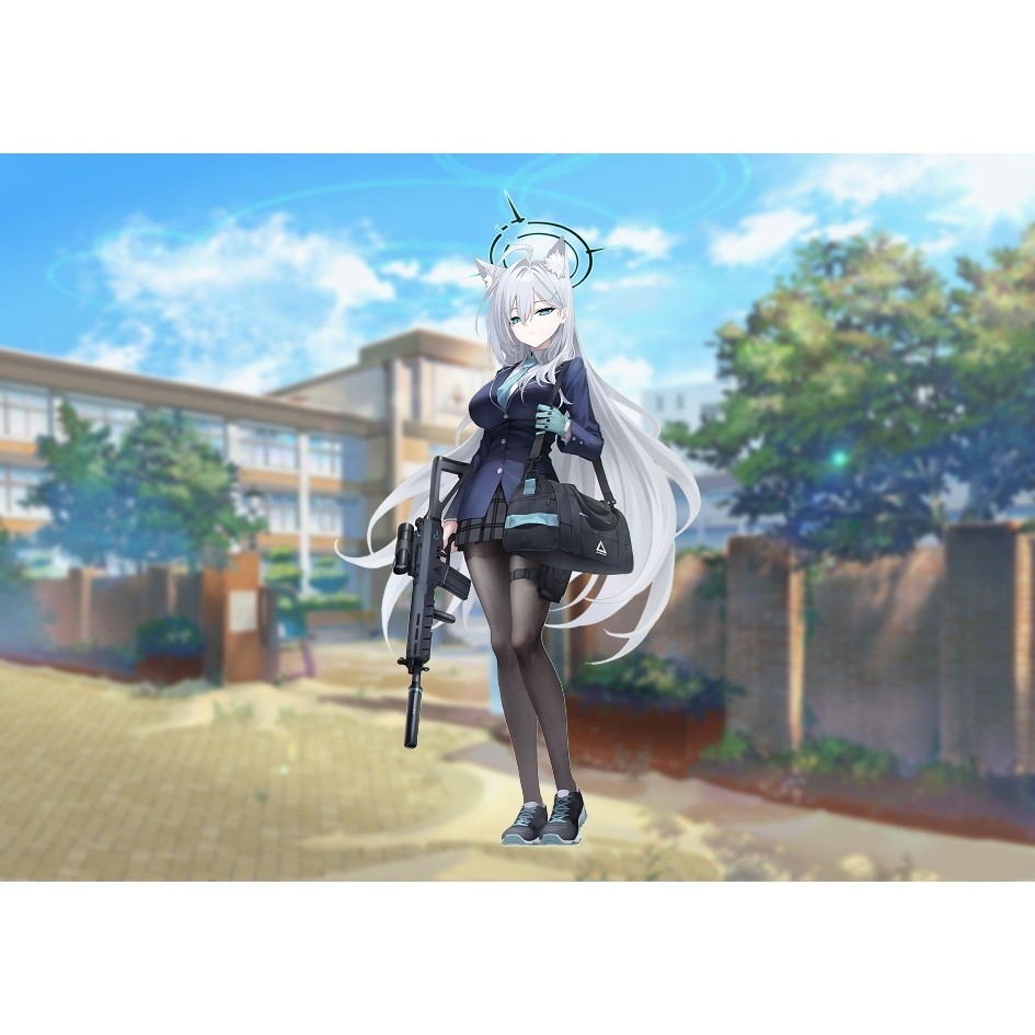 Blue Archive Kuroko/Shiroko Terror Standee Model (Blue Archive) ธีมสาวโรงเรียน