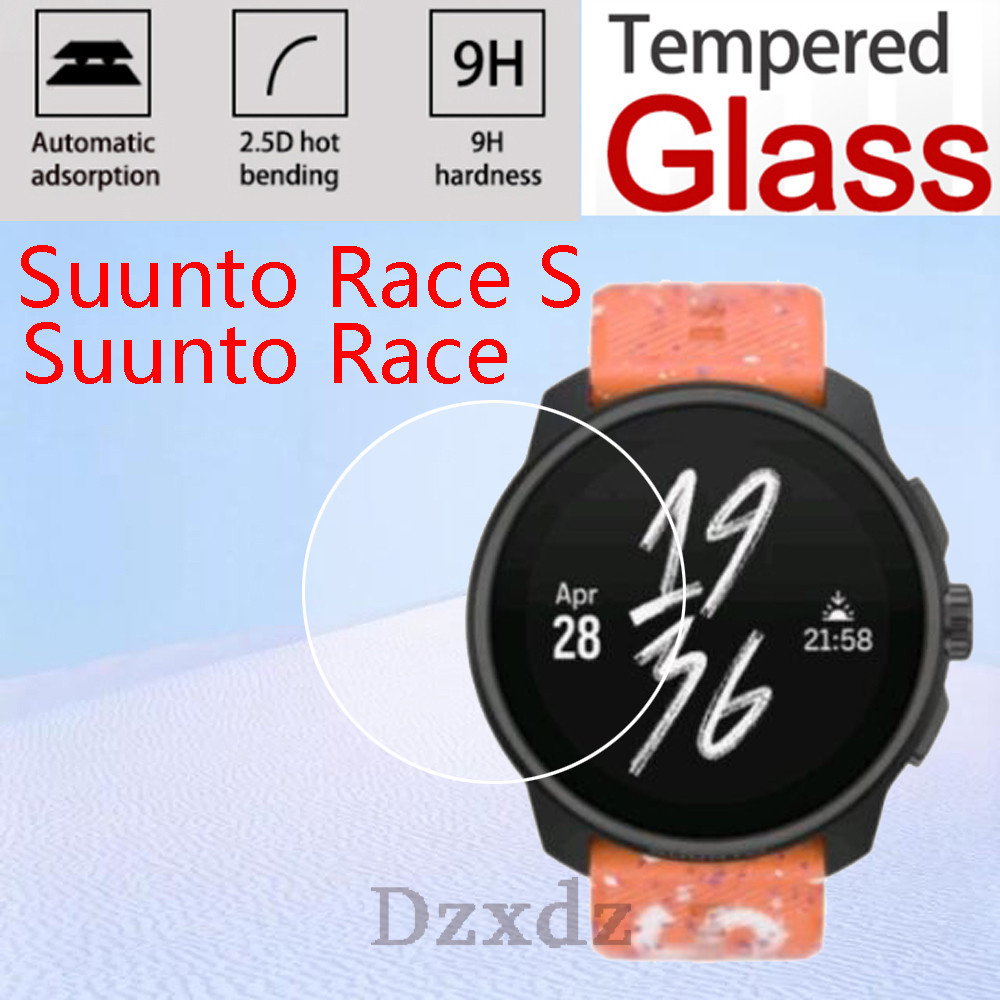 ฟิล์ม Suunto RACE S ฟิล์ม 9h Premium กระจกนิรภัยสําหรับ Suunto Race S สมาร์ทวอท์ช Clear HD ป้องกันหน