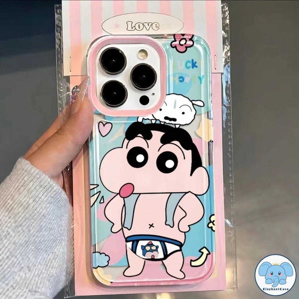 การ์ตูนสีเทียนลูกสุนัขไดโนเสาร์เข้ากันได้กับ IPhone 11 15 13 12 14 Pro Max 7Plus 14 7 8 15 Plus XR X XS Max SE ปกอ่อน