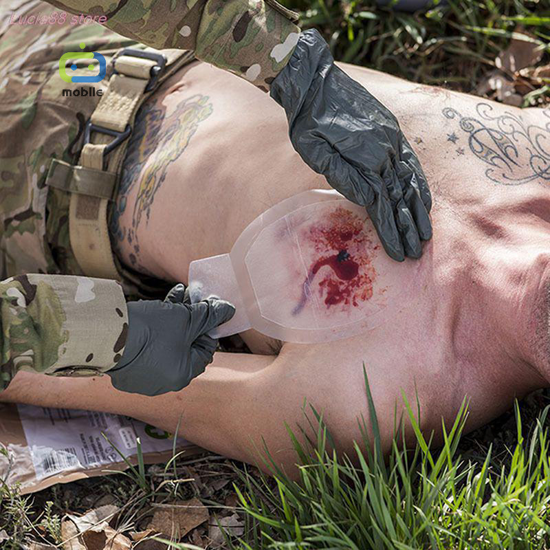 [maygood] Safety Survival Emergency Trauma Sticker Chest Seal Vented First Aid Patch {TH}