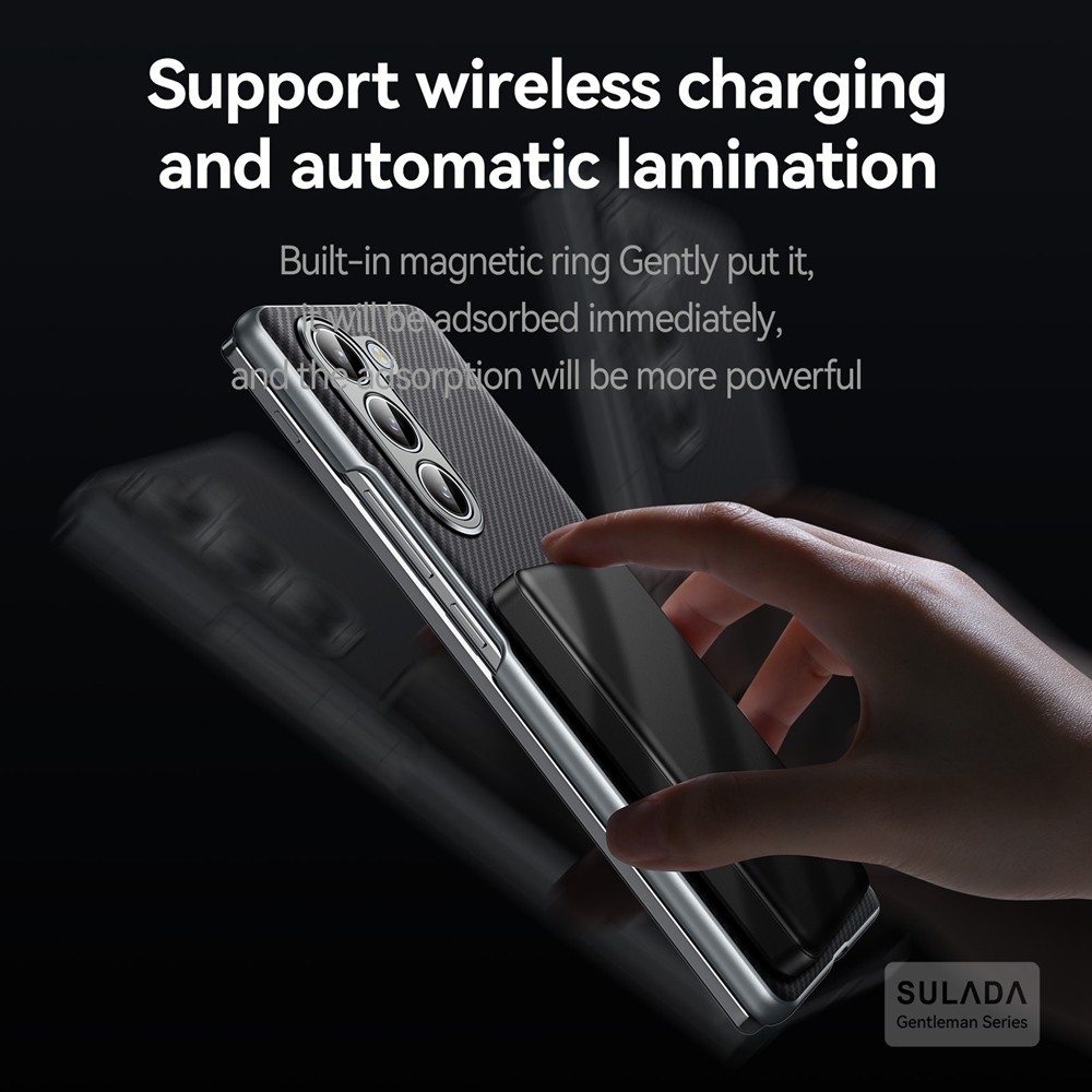 (เฉพาะเคสหลัง) Magnetic Anti-Scratch Casing Z Fold 6 5 4 สําหรับ Samsung Galaxy Z Fold6 Z Fold5 Fold4 360 Full Protection Phone Case