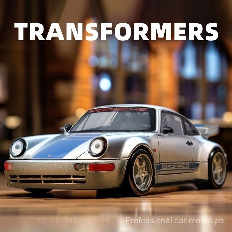 1:24 Porsche 964 RSคลาสสิกรถสปอร์ตอินเทรนด์เล่นจําลองโลหะDiecastรุ่นรถเสียงและแสงของขวัญวันเกิดของเล่นเด็ก