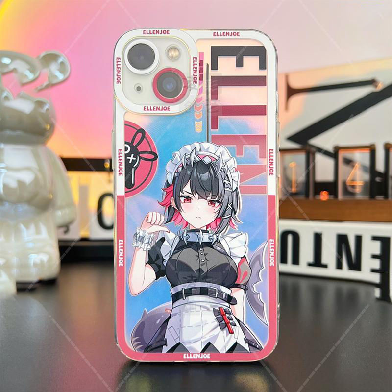 Zenless Zone Zero, Ellen Joe,Von Lycaon,เคสโทรศัพท์,ออกแบบที่น่าสนใจ,เหมาะสําหรับ iPhone 15 Pro Max, 14, 13, 12, 11, X, XS, XSMAX, XR,เคสนิ่ม,กันกระแทก,โมเด็ม