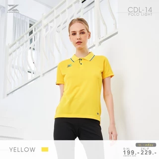 CADENZA เสื้อโปโลผู้หญิง เสื้อคอปก พรีเมี่ยม คาเดนซ่า รุ่น CDL-14Y สีแดง/เลือดหมู/เหลือง/ส้ม/น้ำเงิน
