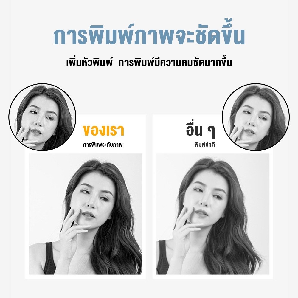 X6 เครื่องปริ้นสติ๊กเกอร์  เครื่องพิมพ์ความร้อน แบบพกพา เหมาะสำหรับ Android/IOS