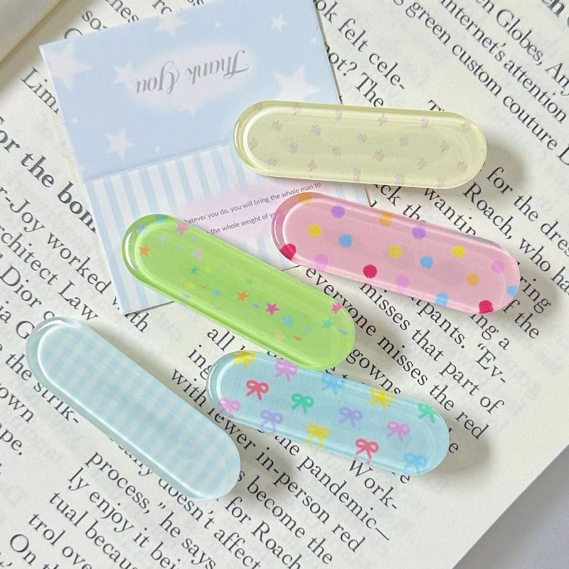 3 แพ็คเกาหลี Dopamine Jelly Color Bow Star Polka Dot กิ๊บติดผมสาวหัวใจเครื่องประดับผม
