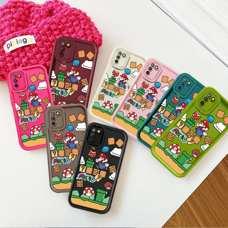 เคสโทรศัพท์สําหรับ infinix Smart 5 6 HD 6 Plus Smart 7 HD 8 Pro/infinix หมายเหตุ 12 Pro 30 Pro แฟชั่นการ์ตูน Plumber Mario protector กรณี Angel Eyes ฝาครอบโทรศัพท์มือถือ