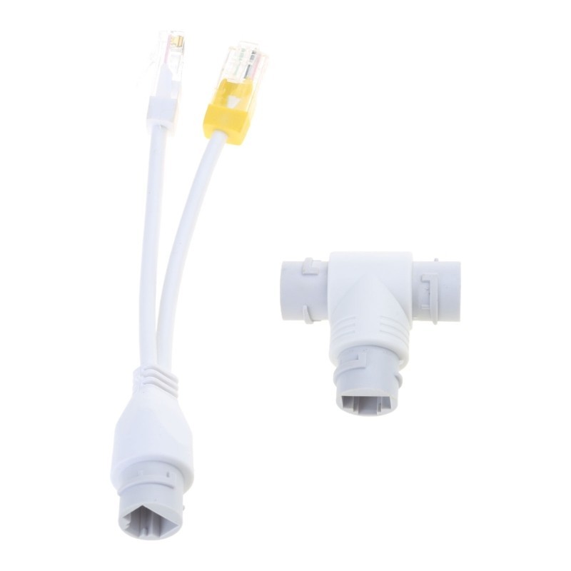 Flov4 อะแดปเตอร์แยก PVC POE คุณภาพสําหรับเครือข่าย Cabling และ POE Transmission