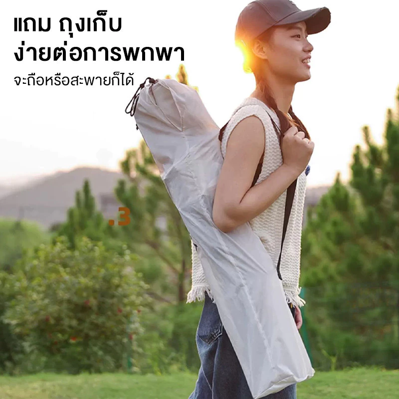 เก้าอี้แคมป์ปิ้งพับได้ สนามเดินป่า พลาสติกเสริมแรง รับน้ำหนัก 300 กก thumbnail 7
