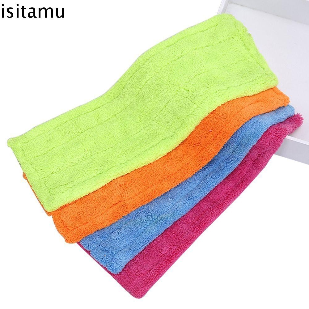 Isitaft Flat Refill Replacement Reusable Floor Dust Practical Mop Pad แผ่นทําความสะอาด
