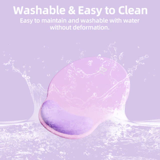 GOOJODOQ Ergonomic Mouse Pad with 14mm Wrist Rest & Anti-Slip Base Comfortable Durable & Easy to Clean