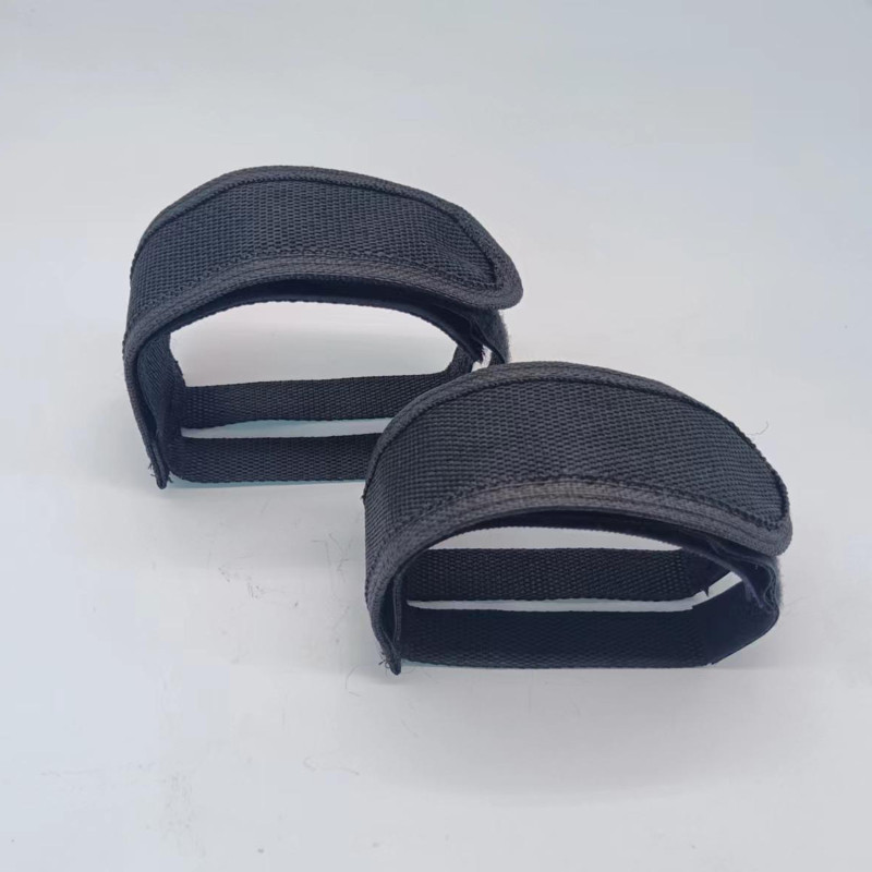 Fixie สายรัดกาวจักรยานสายรัดเหยียบจักรยานกลางแจ้งสีดํา