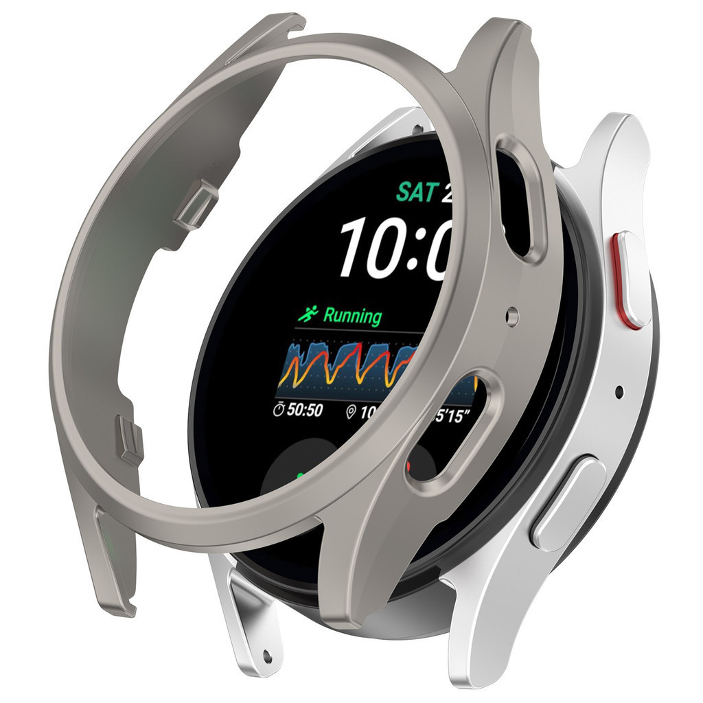 Hollow PC Hard สําหรับ Samsung Galaxy Watch 7 40 มม.44 มม.ฝาครอบป้องกันเปลี่ยนกรอบ Shell กันชนกันกระแทก