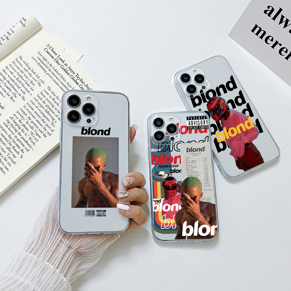 Frank Blonde Oceansเคสโทรศัพท์สําหรับiPhone 15 14 13 12 11 Mini Pro Max X XR 7 8 Plusฝาครอบโปร่งใส