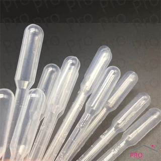Prohome หลอดหยดสี พลาสติก แบบใช้แล้วทิ้ง 100 ชิ้น 1ml 2ml 3ml 5ml การใช้งานอเนกประสงค์ plastic dropper