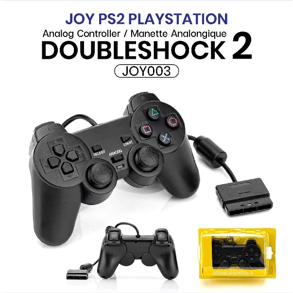 พร้อมส่ง จอย​ PS2 จ​อย​playstation​2 JOY003 JOY PS2 จอยเกมPS2 Playstation 2 สินค้า​คุณภาพ จอยเกมส์PS2 playstation2