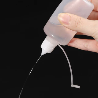 ขวดกาวPEพร้อมเข็ม 5-120ml งานDIYงานฝีมือ ภาชนะเก็บเม็ดสี-กาว แข็งแรงทนทาน