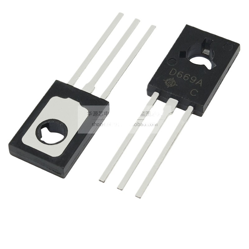 10 ชิ้น/ล็อตยี่ห้อใหม่ชิปขนาดใหญ่ 2SD669A TO-126 Triod D669A เสียงเครื่องขยายเสียง Push Tube D669